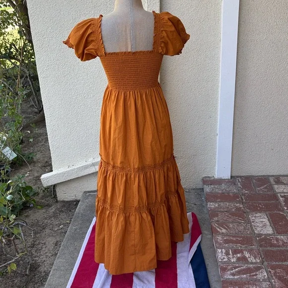 NWOT Anthropologie’s CAARA Daphne Tiered Bohemian style Dress - Picture 6 of 12